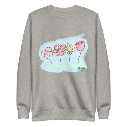 Buying myself four flowers, Unisex Premium Sweatshirt