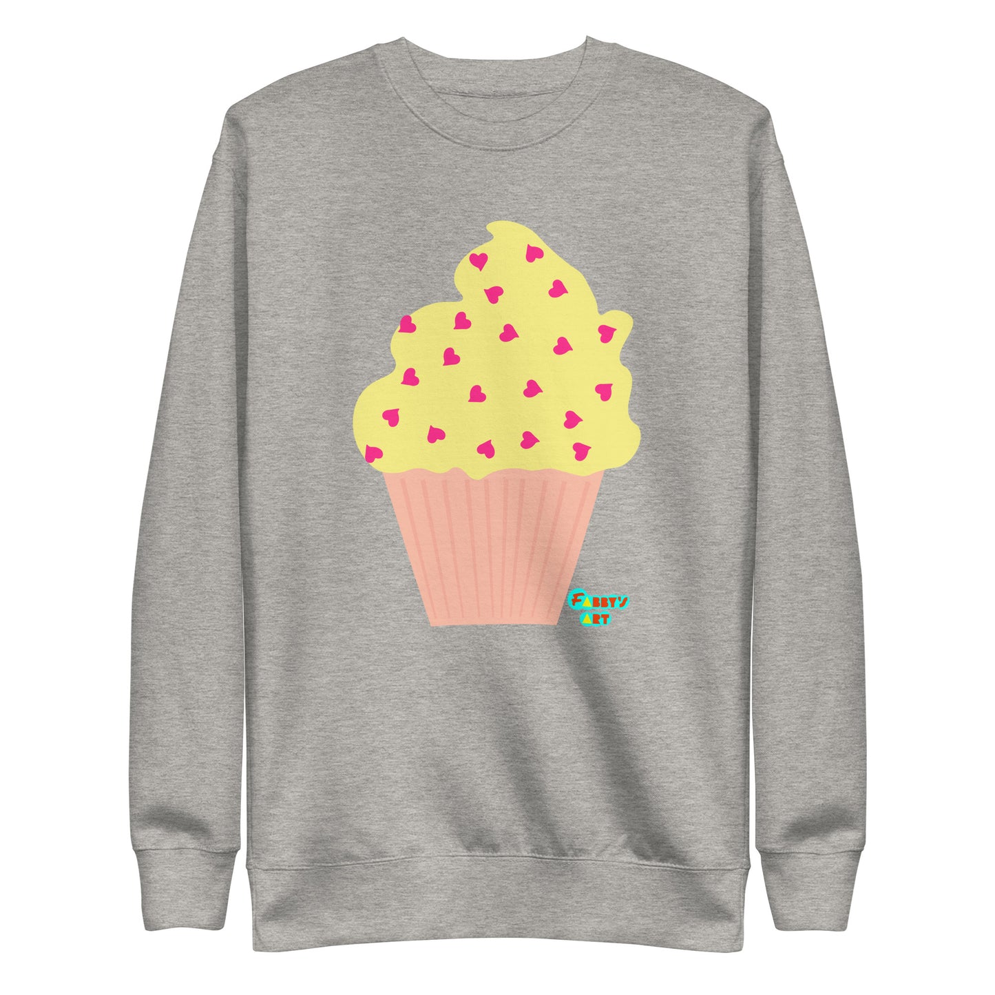 Yellow cupcake, Unisex Premium Sweatshirt