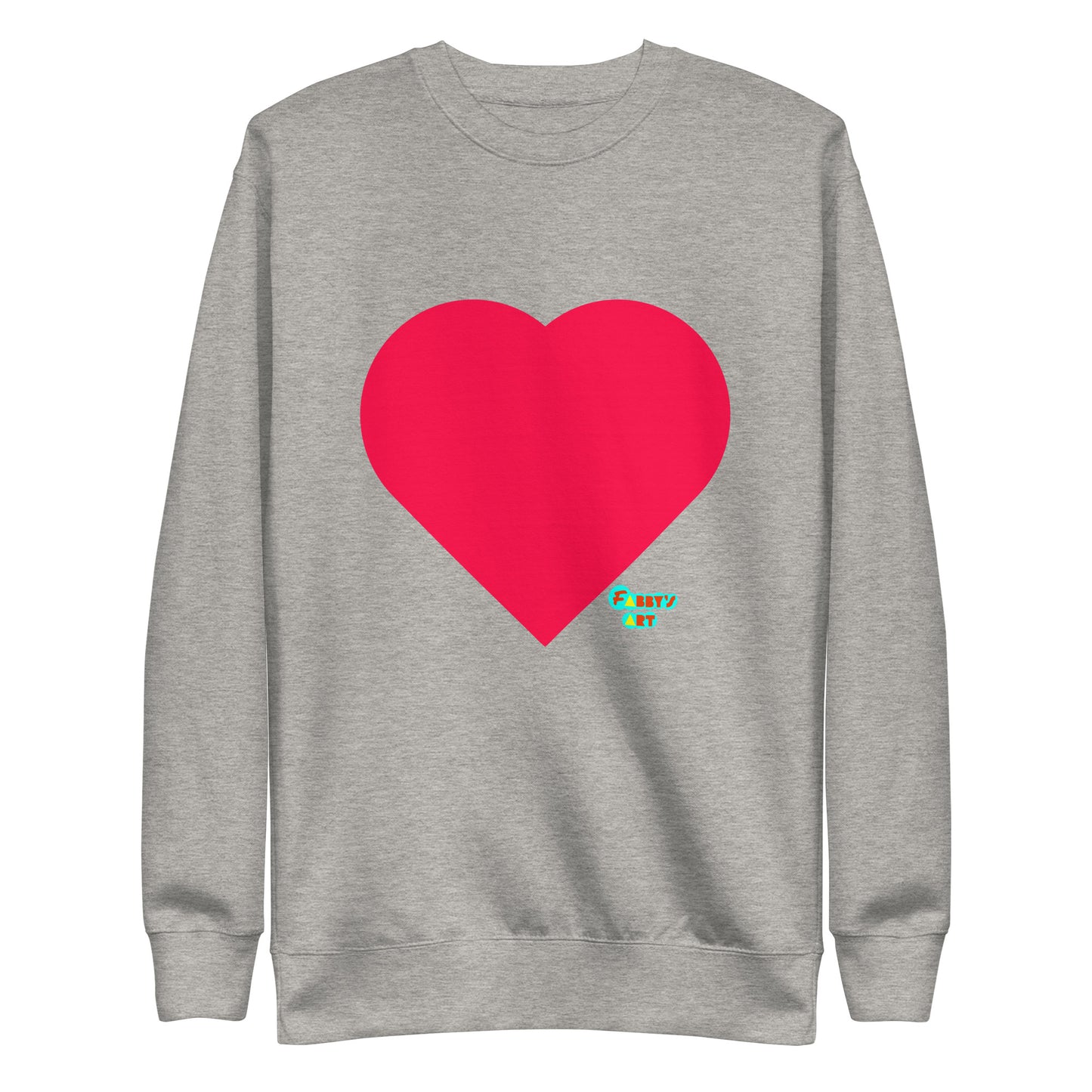 Red heart, Unisex Premium Sweatshirt