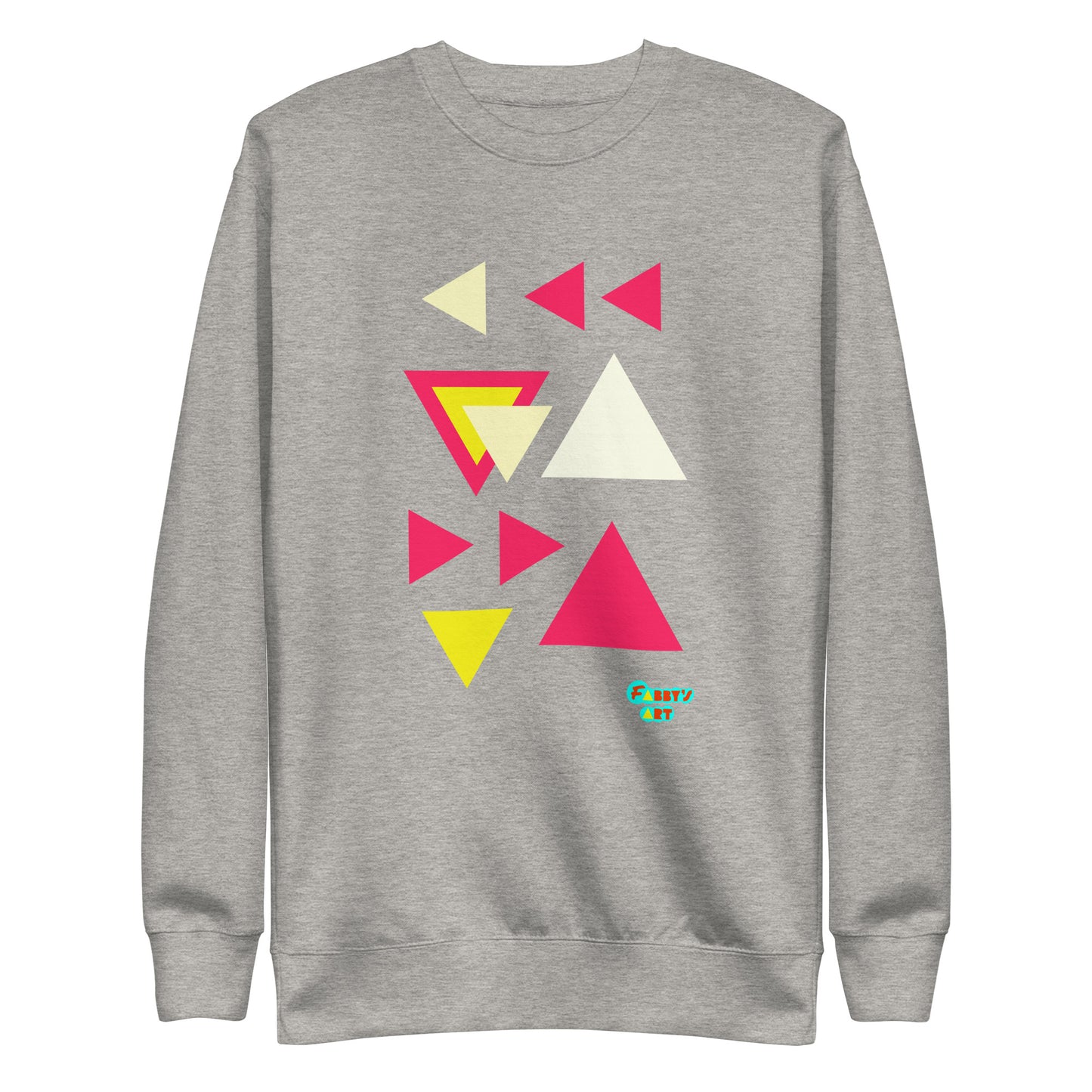 Triangular petals, Unisex Premium Sweatshirt