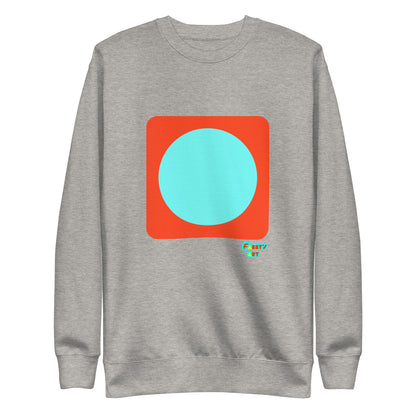 Circling around orange, Unisex Premium Sweatshirt