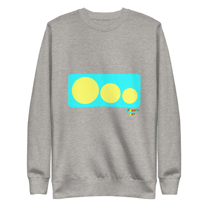 This escalated quickly cyan blue, Unisex Premium Sweatshirt