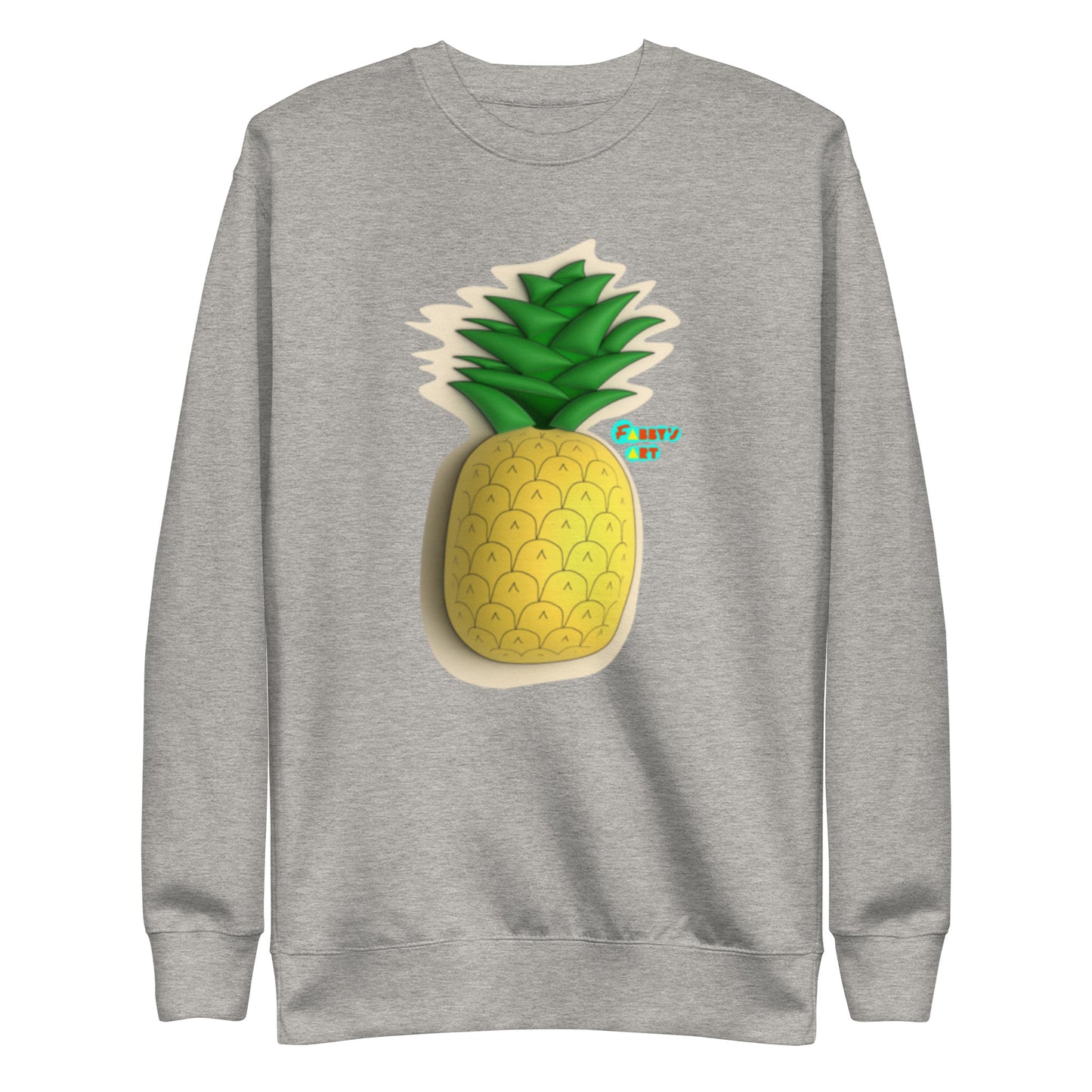 Pineapple 3D, Unisex Premium Sweatshirt