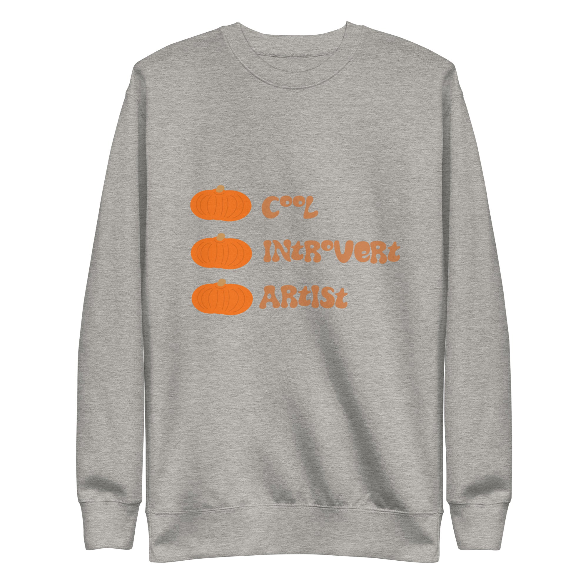 Cool introvert artist, Unisex Premium Sweatshirt
