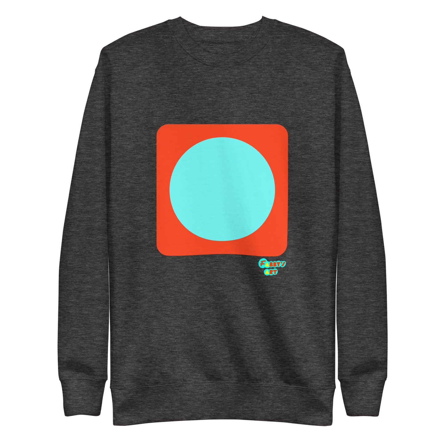 Circling around orange, Unisex Premium Sweatshirt