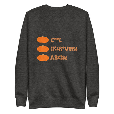 Cool introvert artist, Unisex Premium Sweatshirt