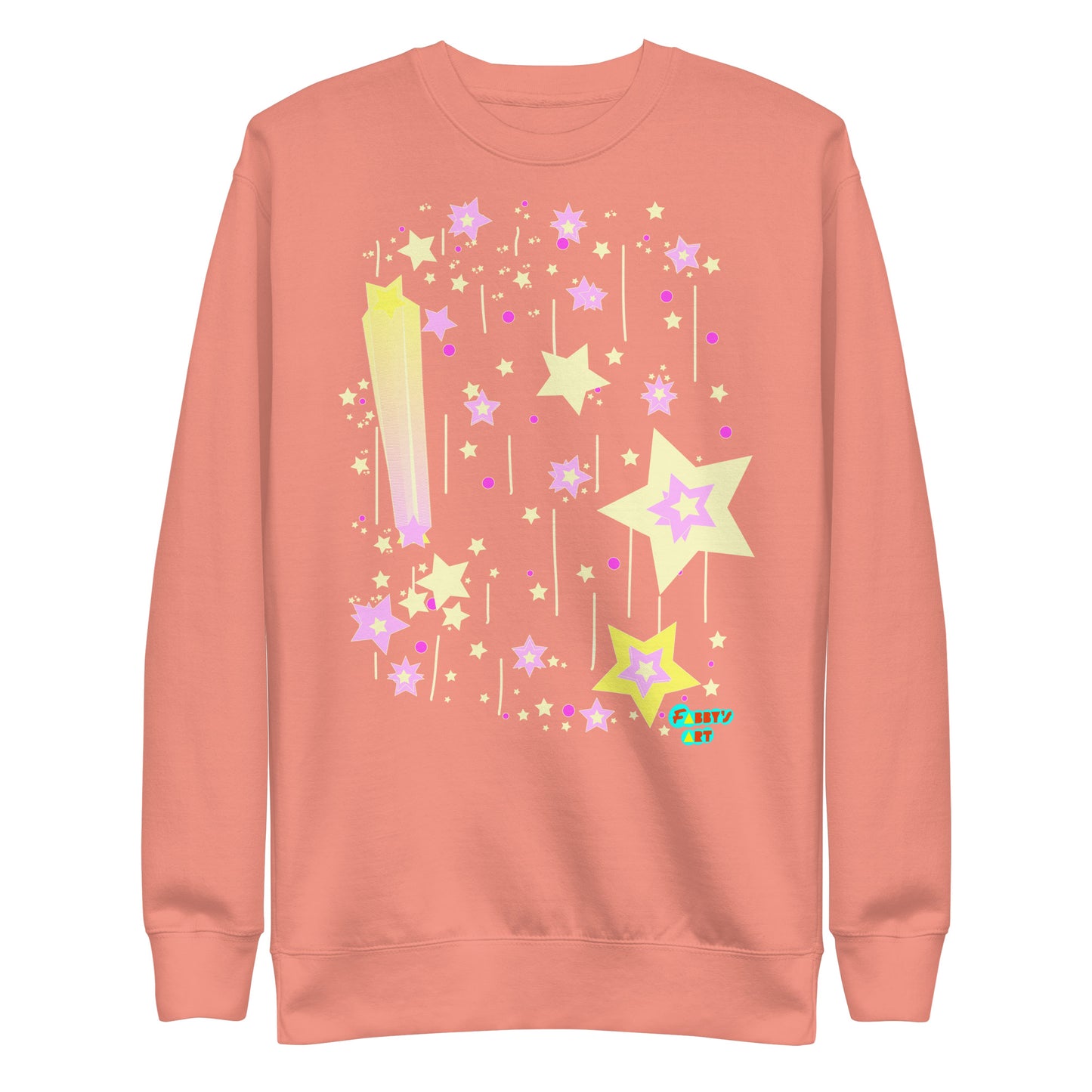 Yellow stars, Unisex Premium Sweatshirt