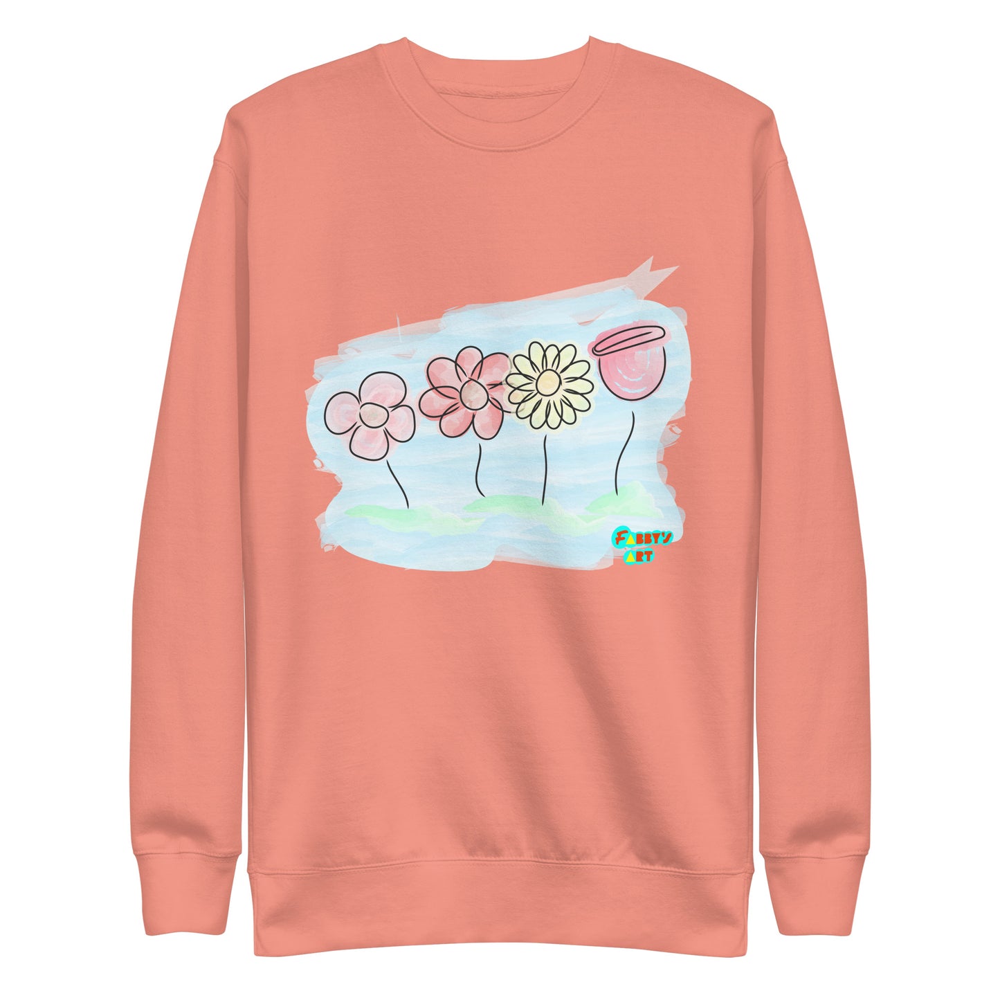 Buying myself four flowers, Unisex Premium Sweatshirt