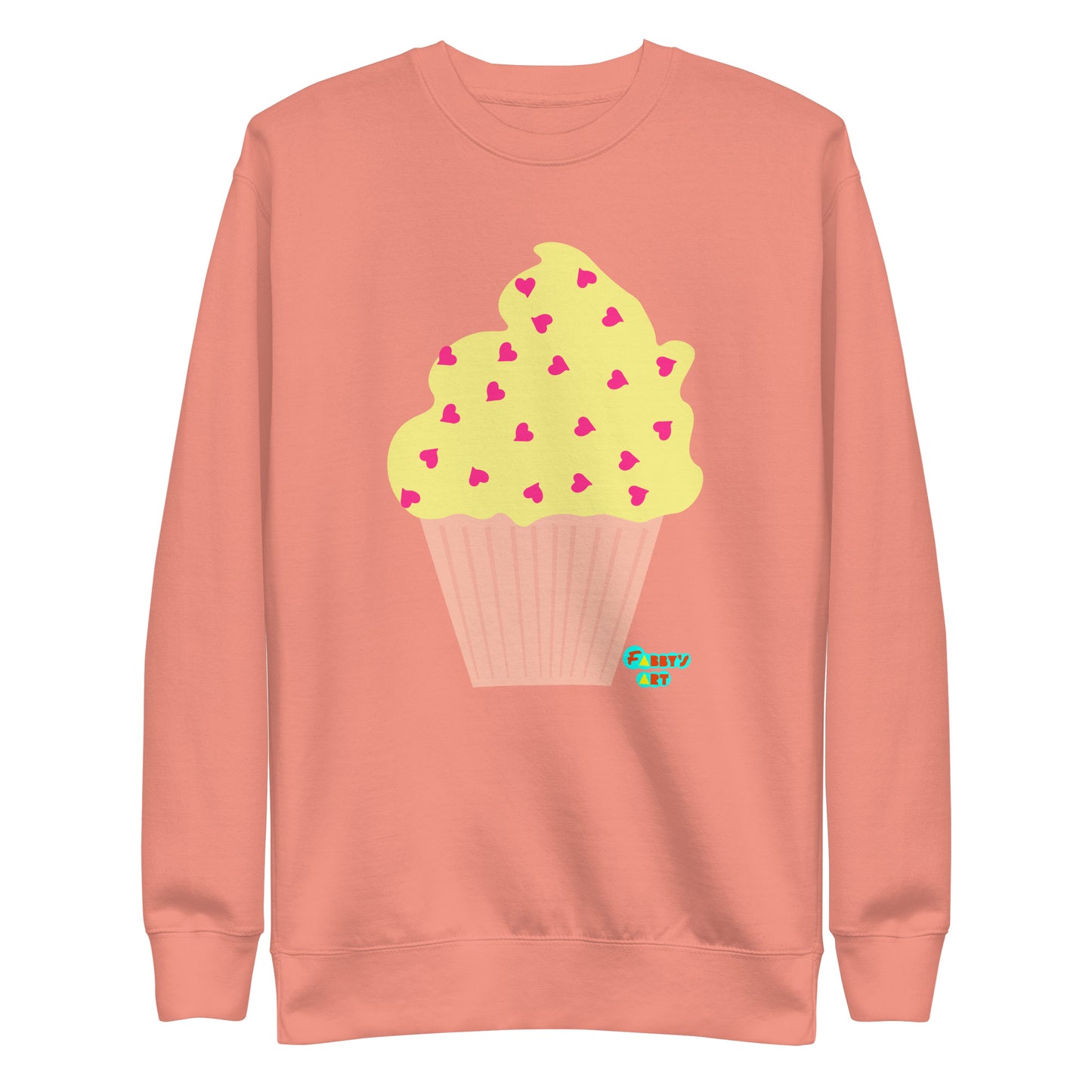 Yellow cupcake, Unisex Premium Sweatshirt