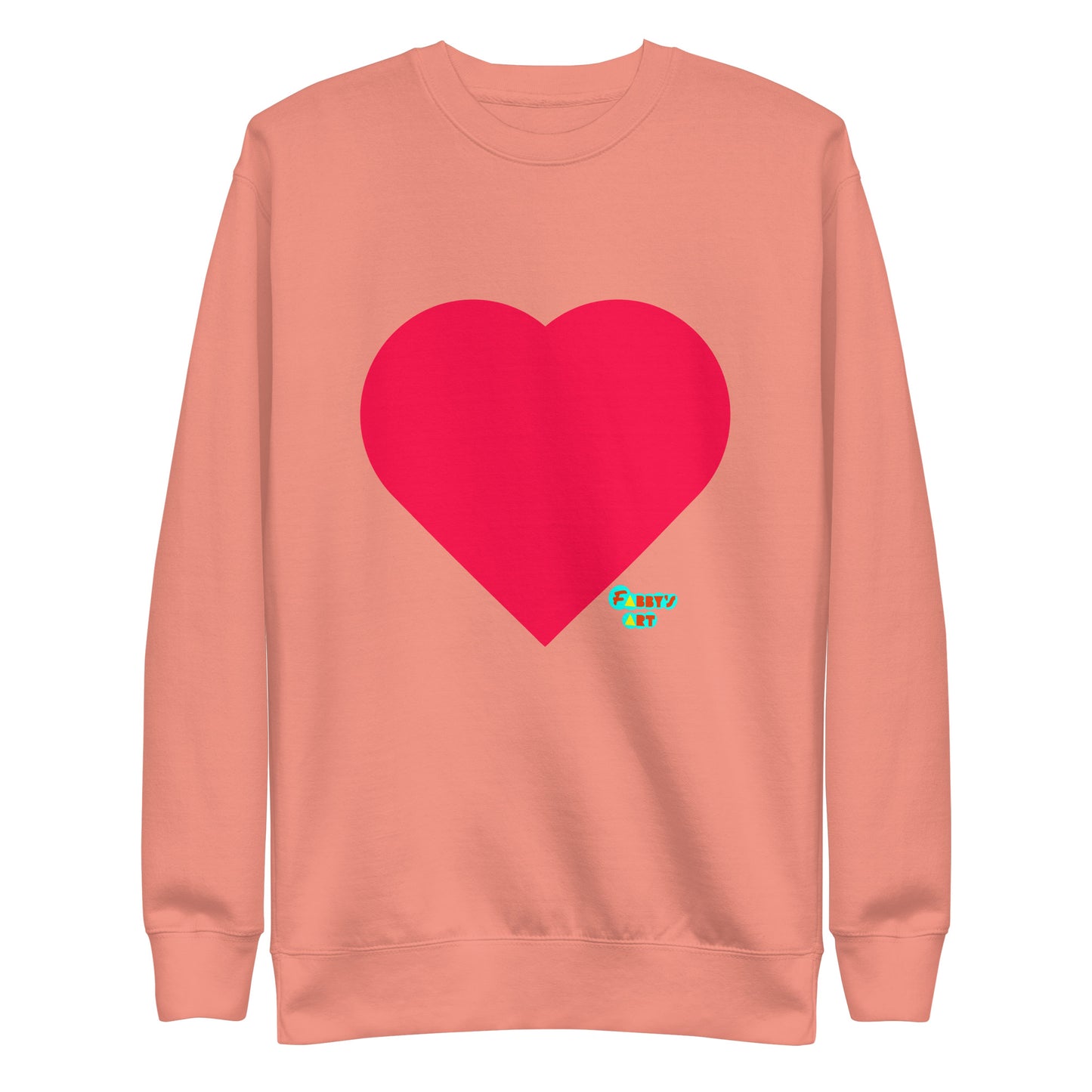 Red heart, Unisex Premium Sweatshirt