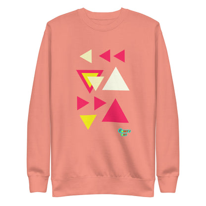 Triangular petals, Unisex Premium Sweatshirt