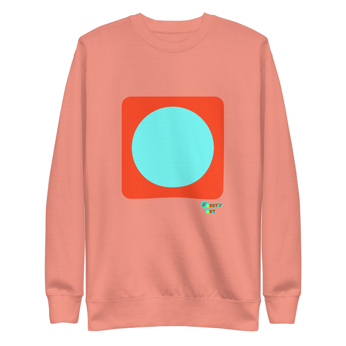 Circling around orange, Unisex Premium Sweatshirt