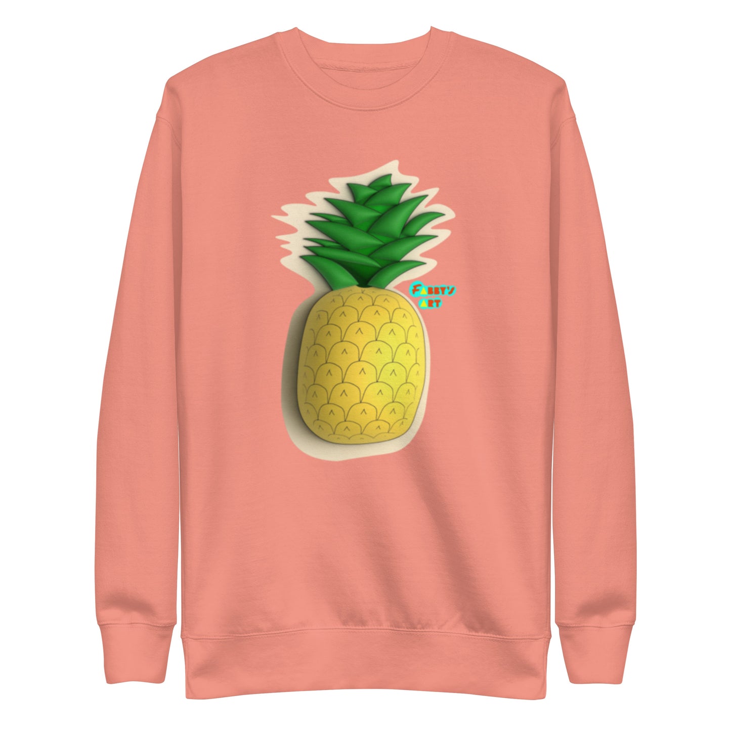 Pineapple 3D, Unisex Premium Sweatshirt