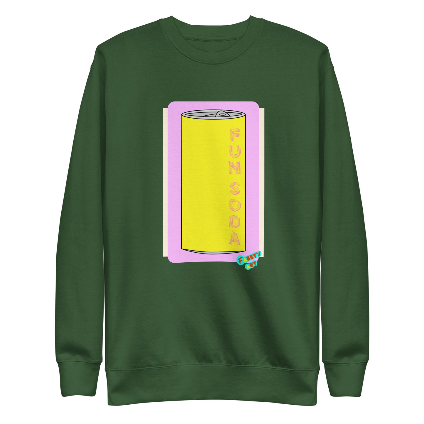 Fun soda 2D, Unisex Premium Sweatshirt