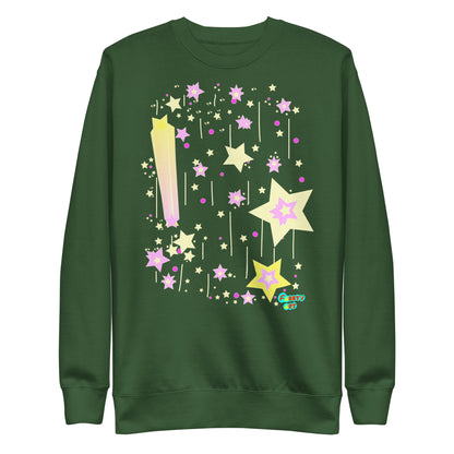 Yellow stars, Unisex Premium Sweatshirt