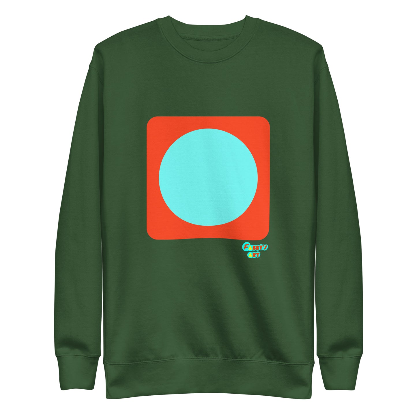 Circling around orange, Unisex Premium Sweatshirt