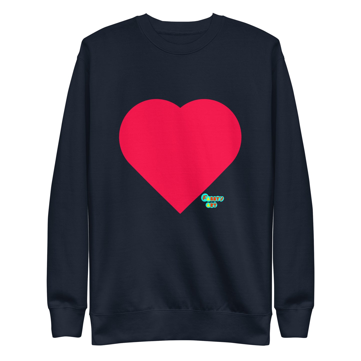 Red heart, Unisex Premium Sweatshirt