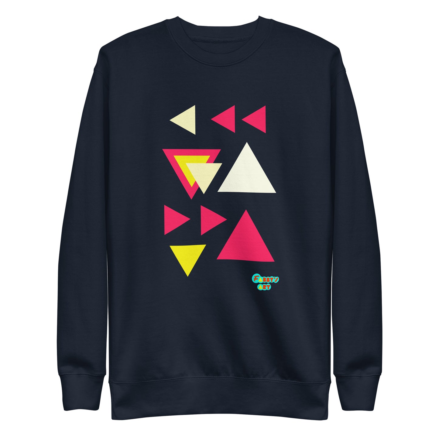 Triangular petals, Unisex Premium Sweatshirt