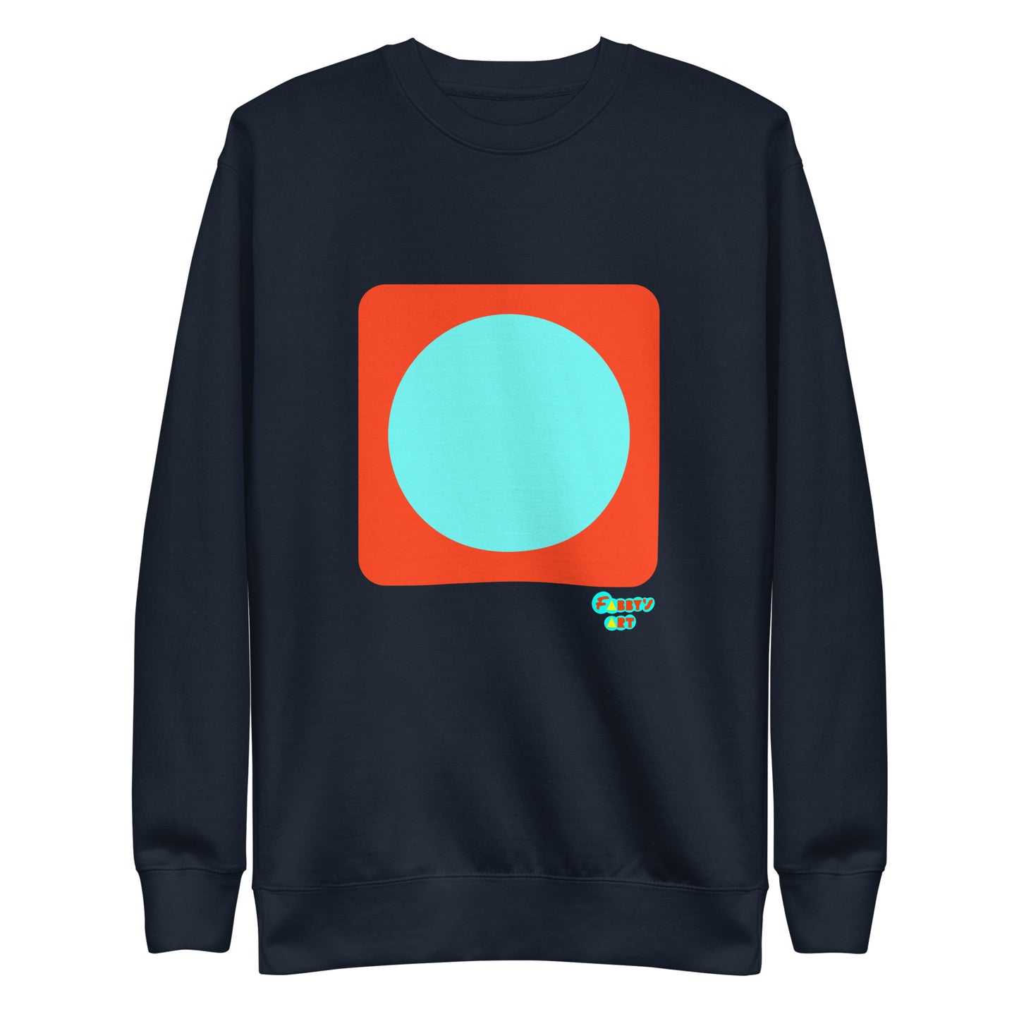 Circling around orange, Unisex Premium Sweatshirt