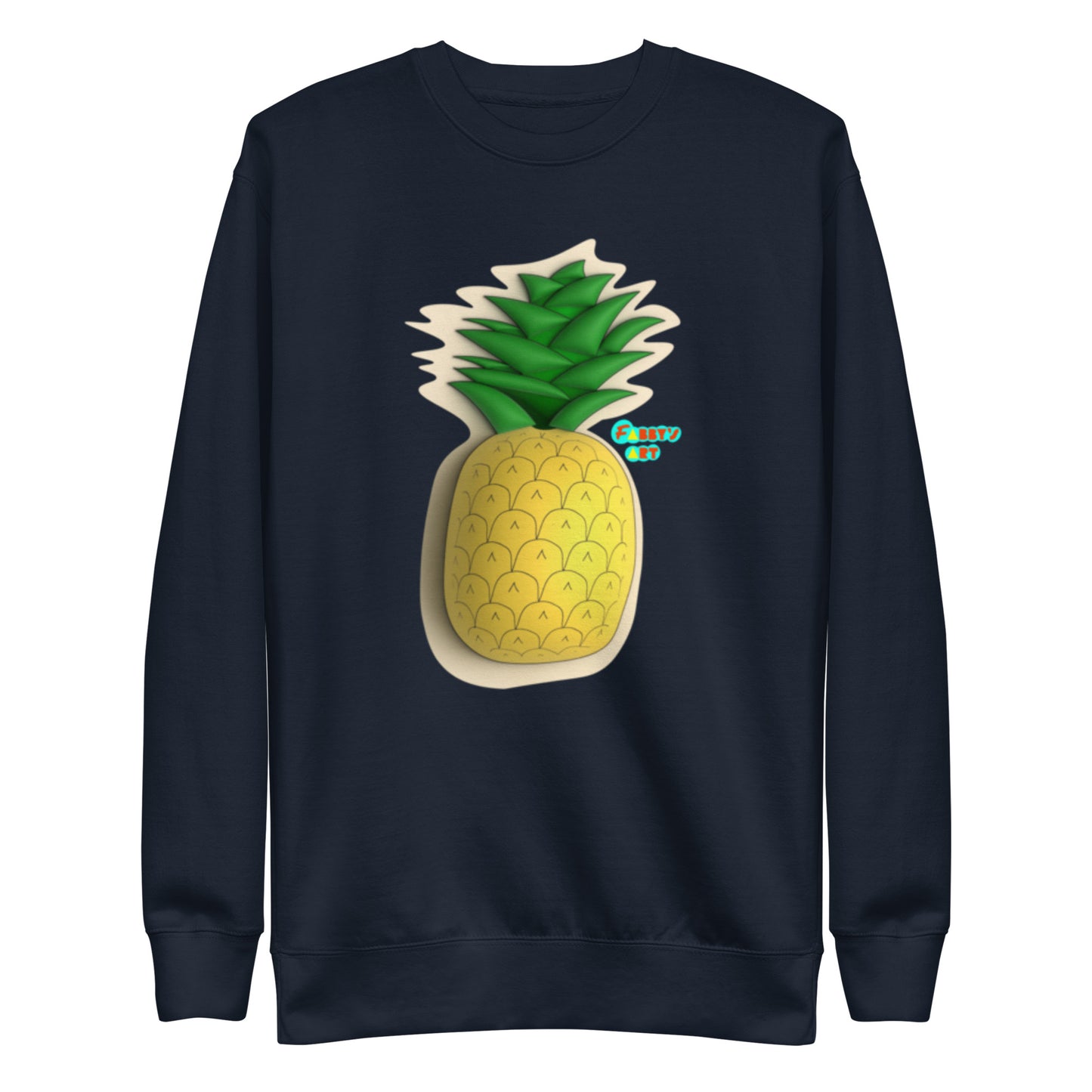 Pineapple 3D, Unisex Premium Sweatshirt