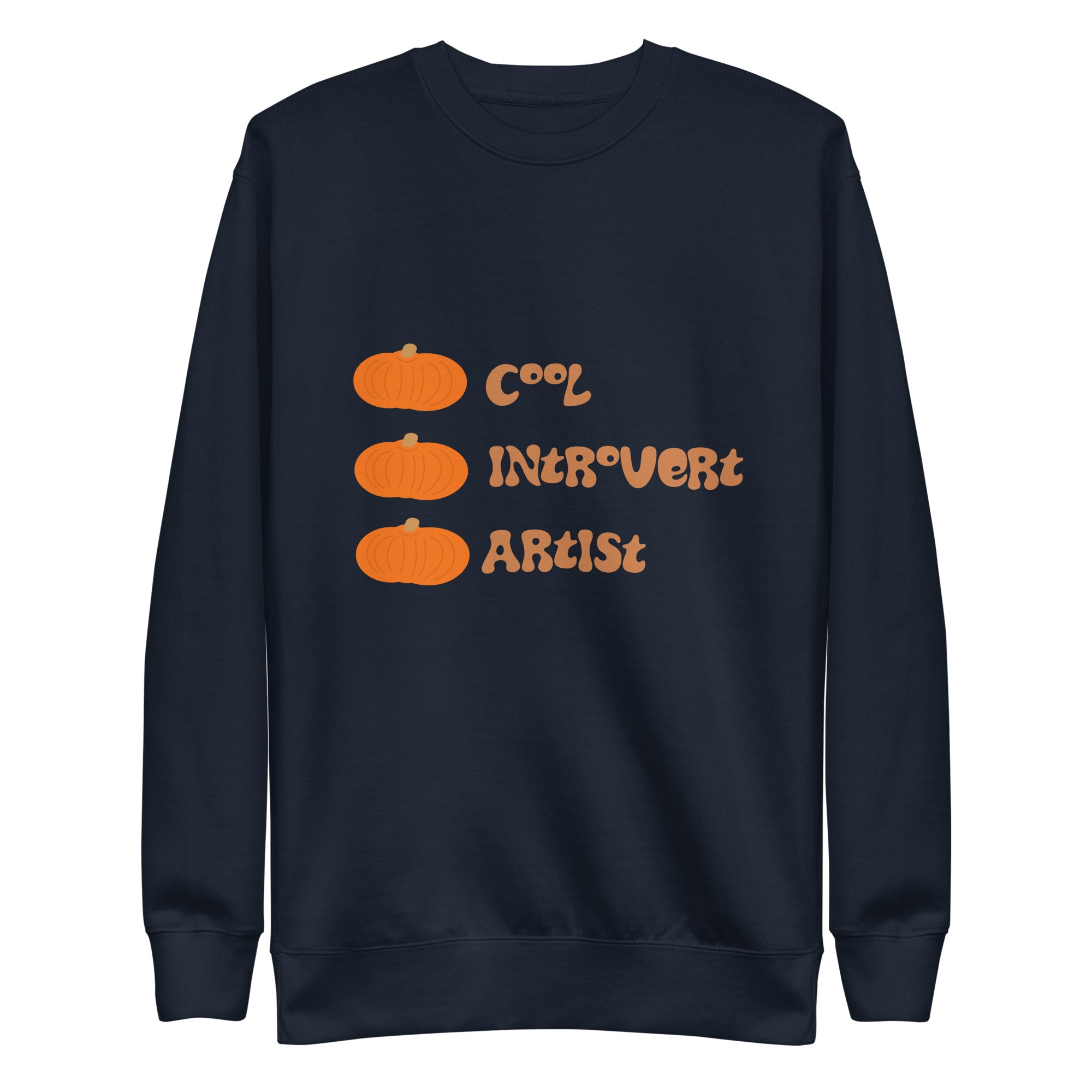 Cool introvert artist, Unisex Premium Sweatshirt