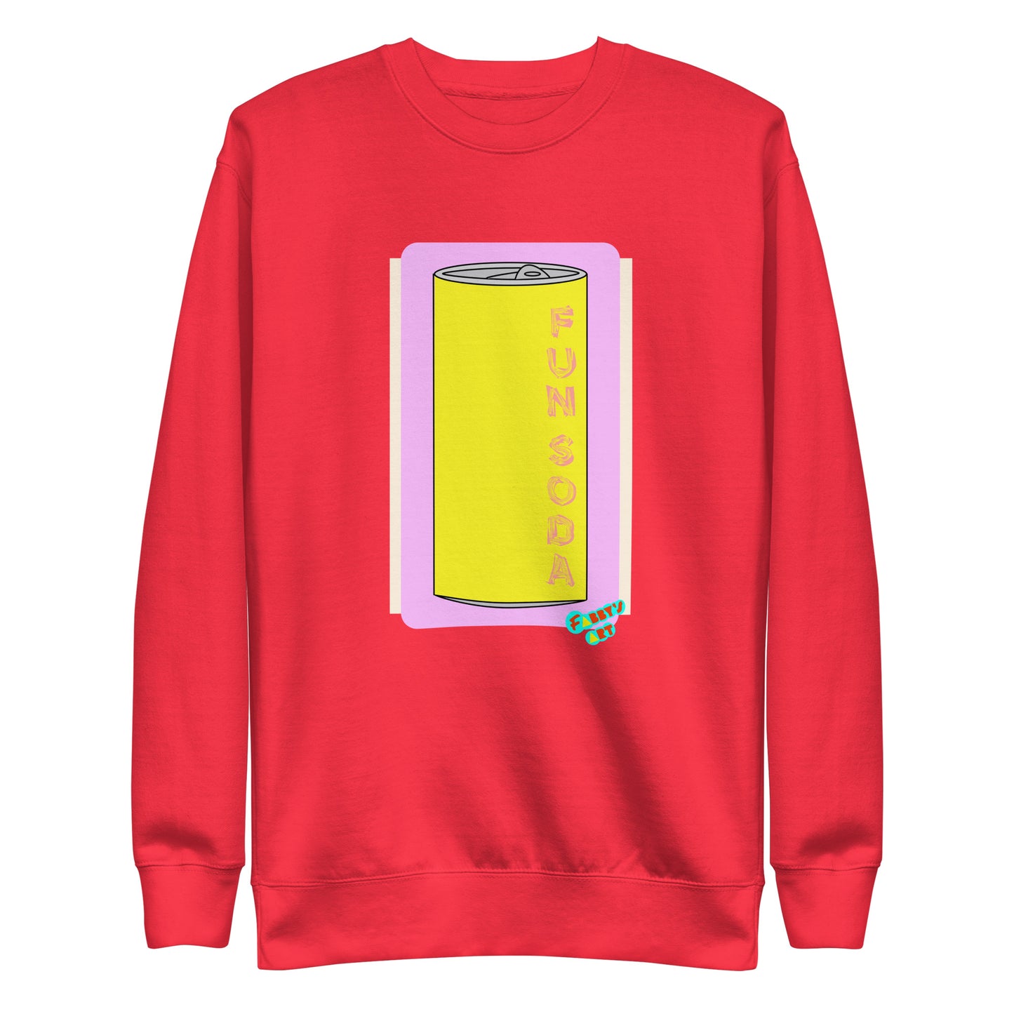 Fun soda 2D, Unisex Premium Sweatshirt