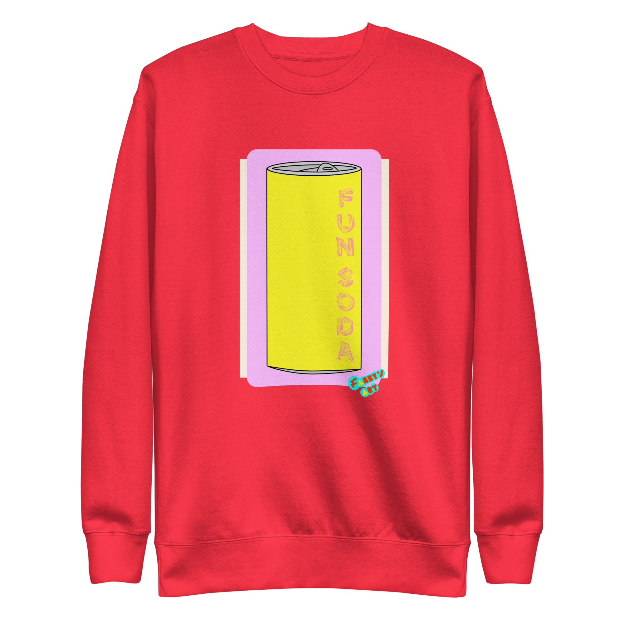 Fun soda 2D, Unisex Premium Sweatshirt