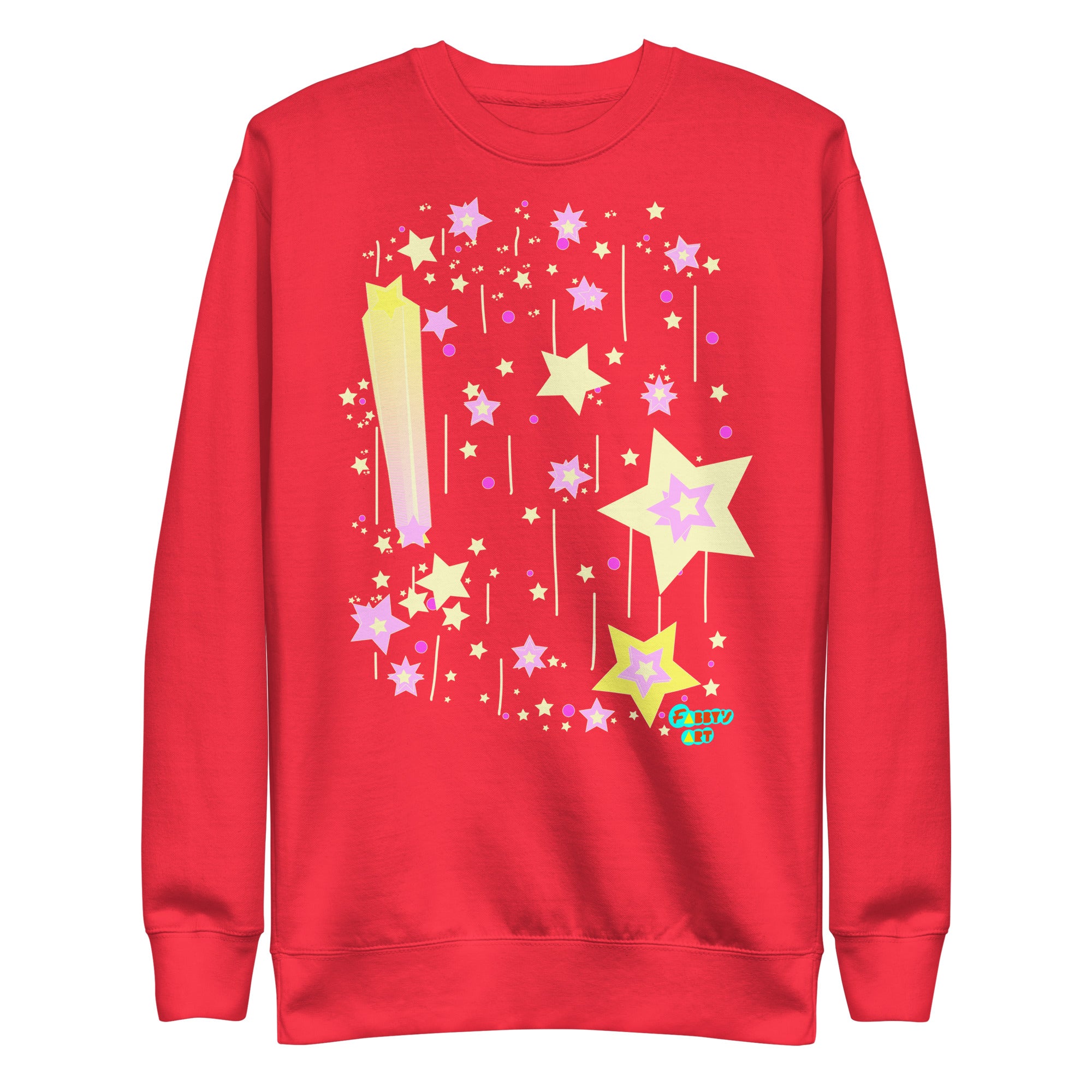 Yellow stars, Unisex Premium Sweatshirt