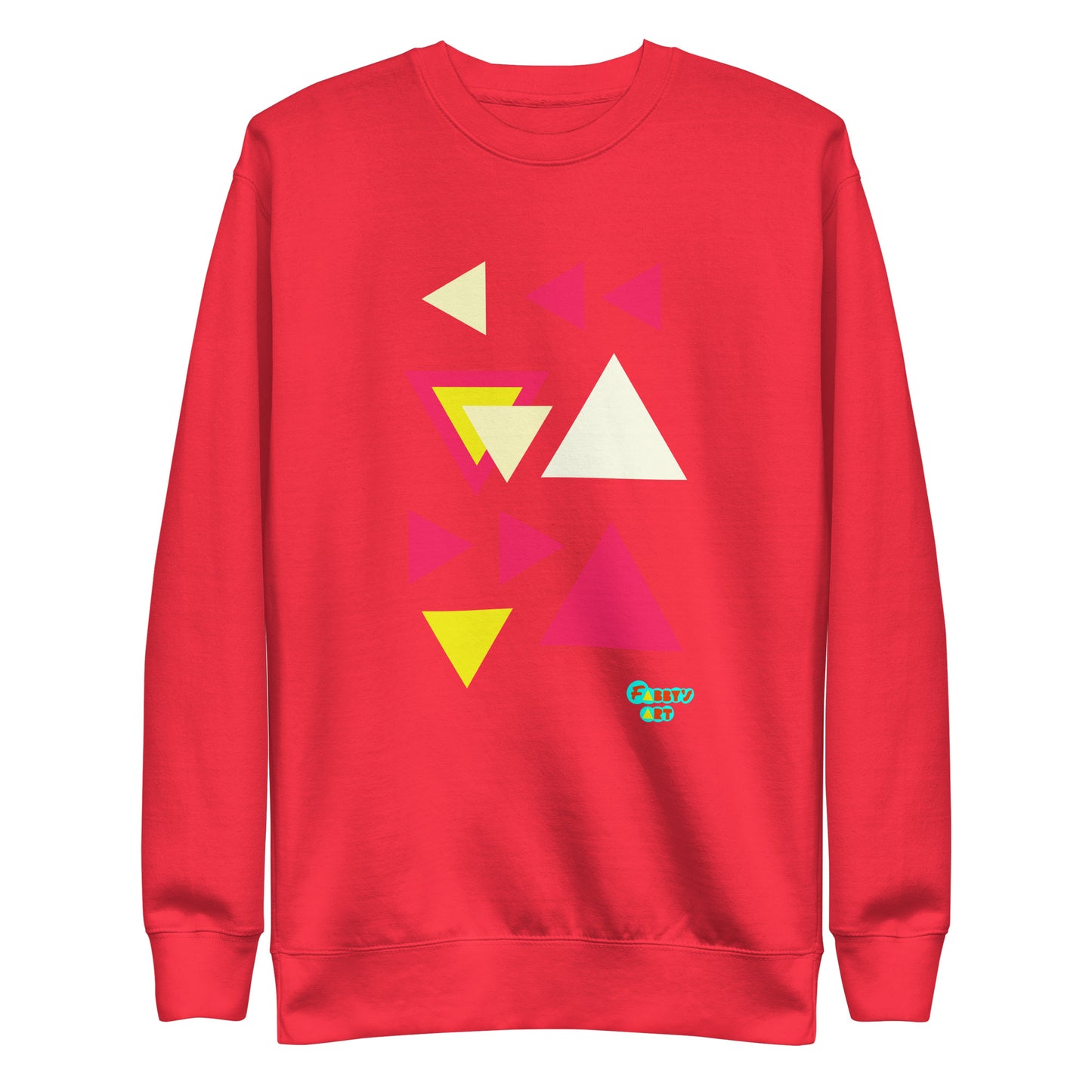 Triangular petals, Unisex Premium Sweatshirt