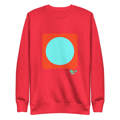 Circling around orange, Unisex Premium Sweatshirt