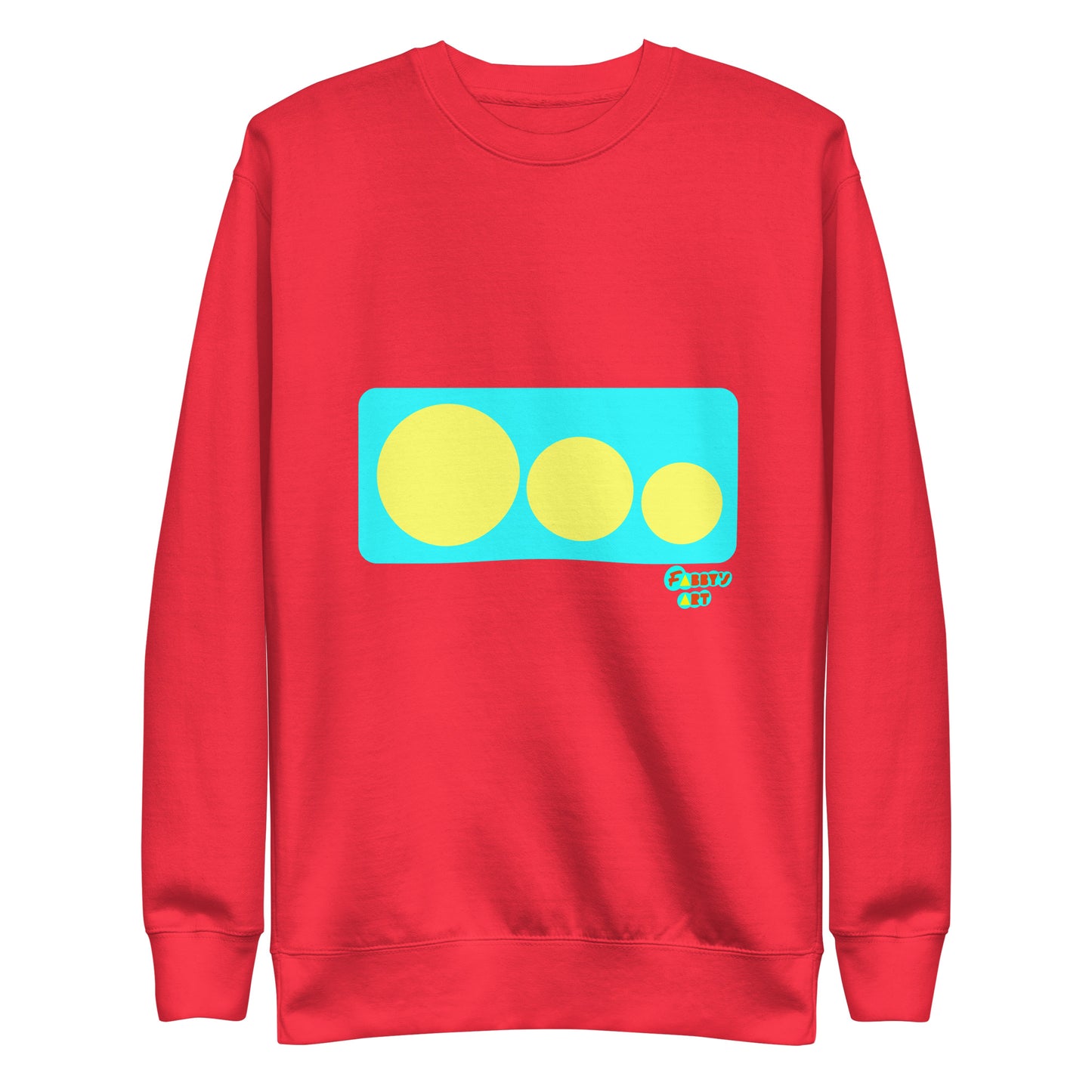 This escalated quickly cyan blue, Unisex Premium Sweatshirt