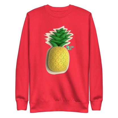 Pineapple 3D, Unisex Premium Sweatshirt