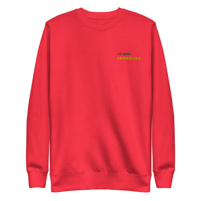 Only Speako Spanglish, Embroidery Unisex Premium Sweatshirt