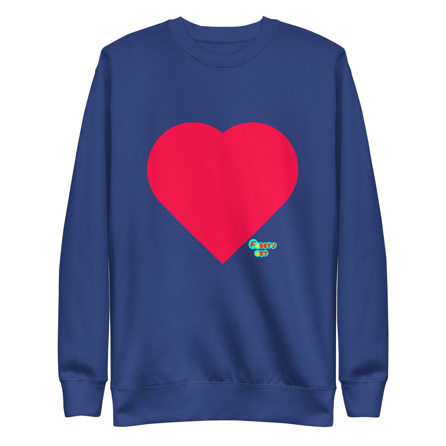 Red heart, Unisex Premium Sweatshirt