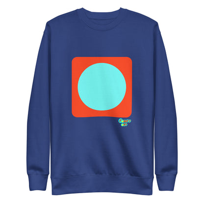 Circling around orange, Unisex Premium Sweatshirt