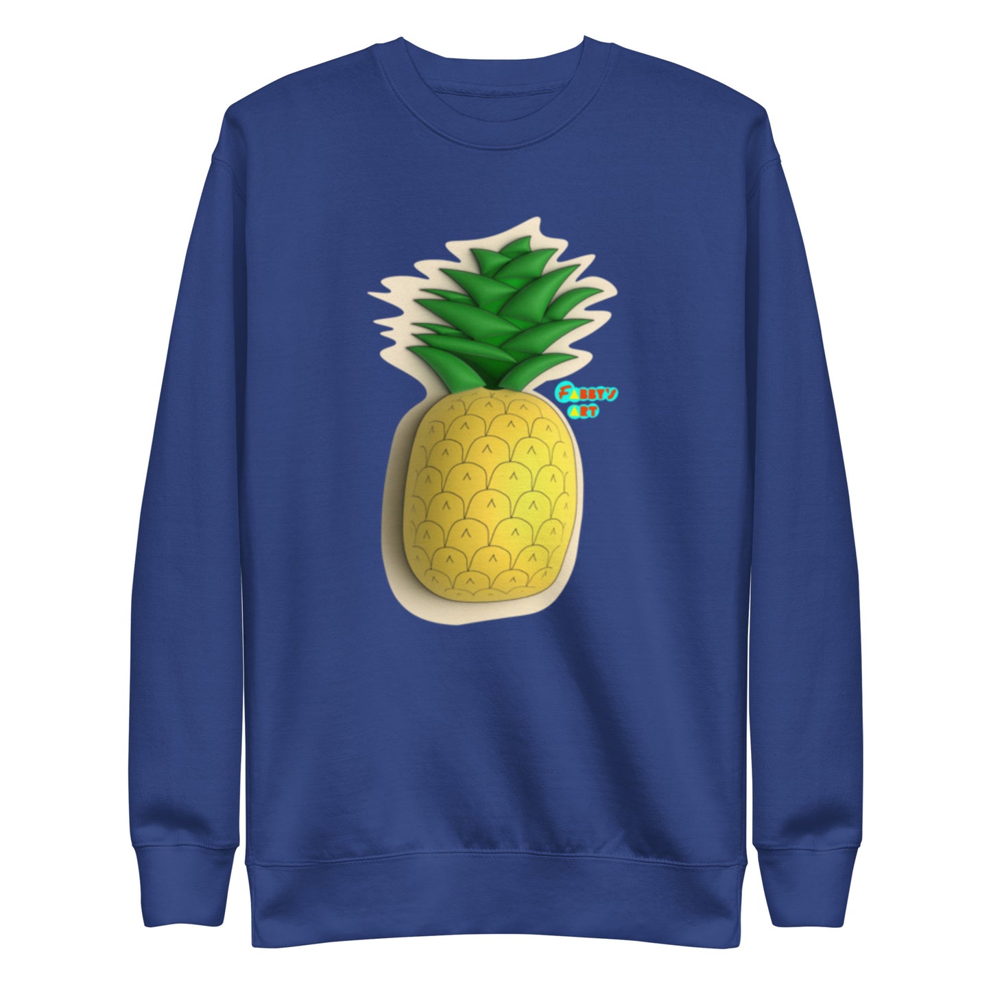 Pineapple 3D, Unisex Premium Sweatshirt