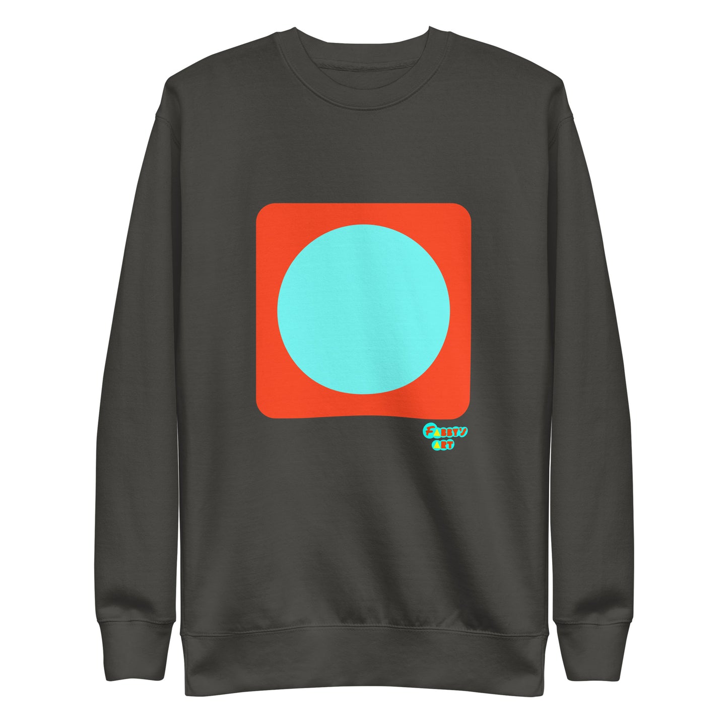 Circling around orange, Unisex Premium Sweatshirt