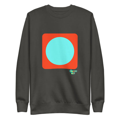 Circling around orange, Unisex Premium Sweatshirt