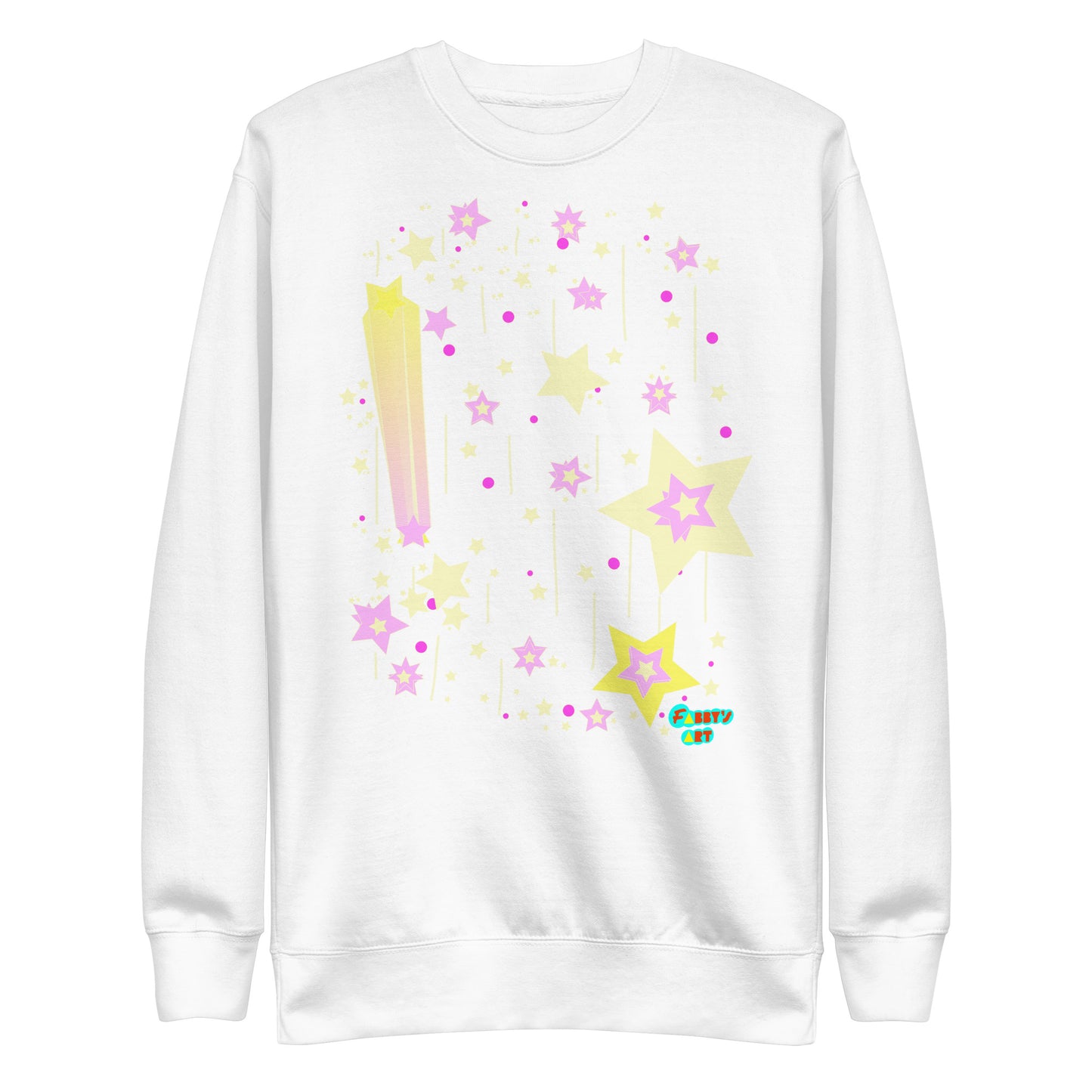 Yellow stars, Unisex Premium Sweatshirt