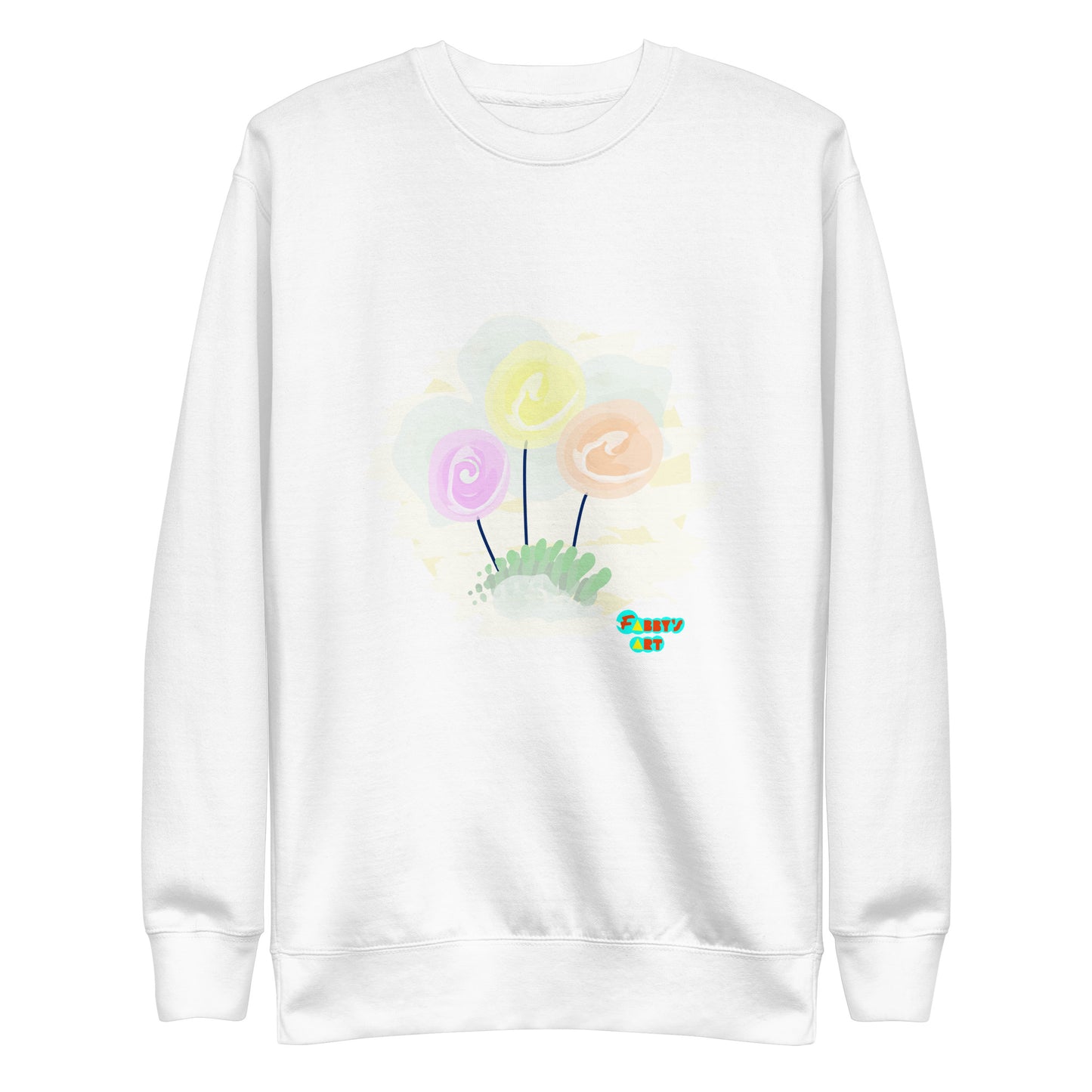 Women’s day flowers, Unisex Premium Sweatshirt