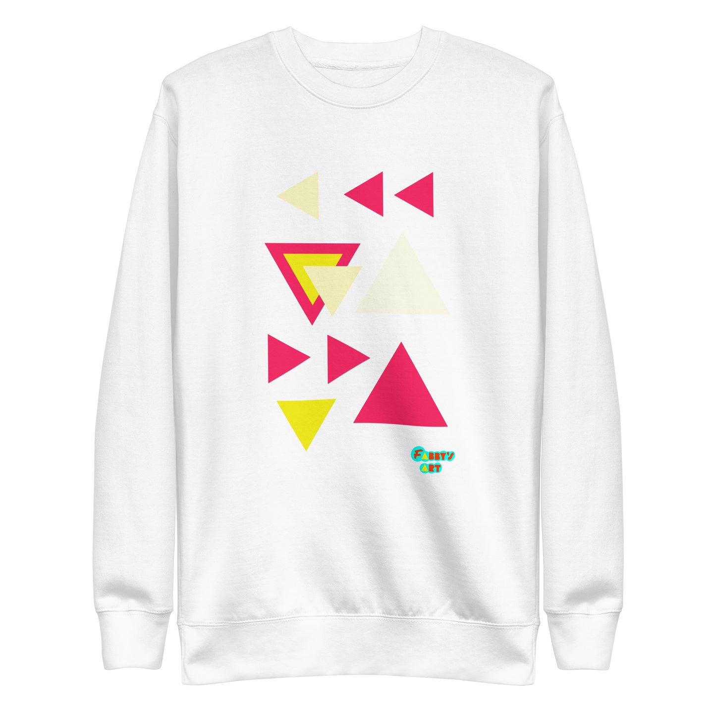 Triangular petals, Unisex Premium Sweatshirt