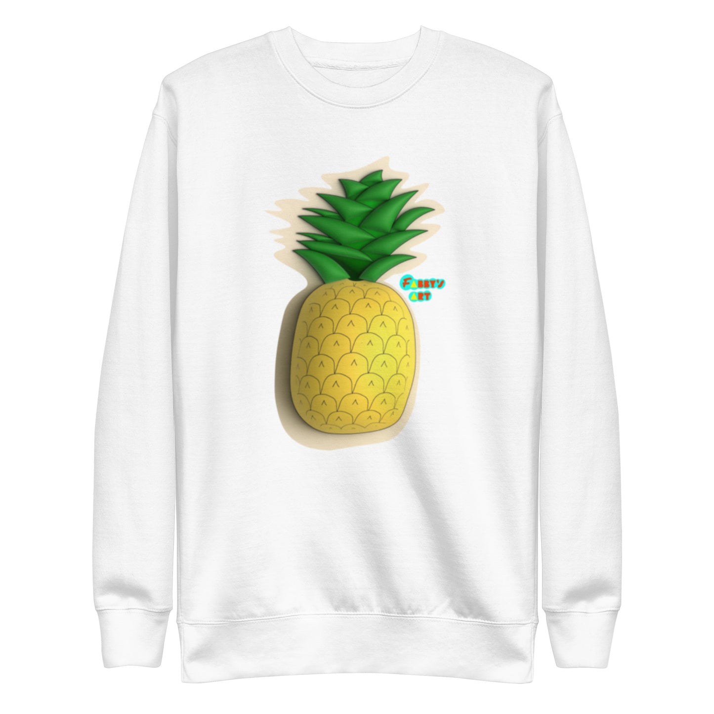 Pineapple 3D, Unisex Premium Sweatshirt