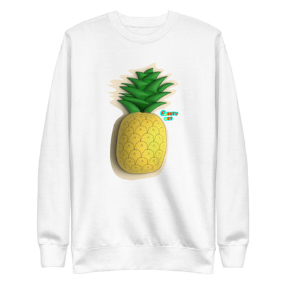 Pineapple 3D, Unisex Premium Sweatshirt