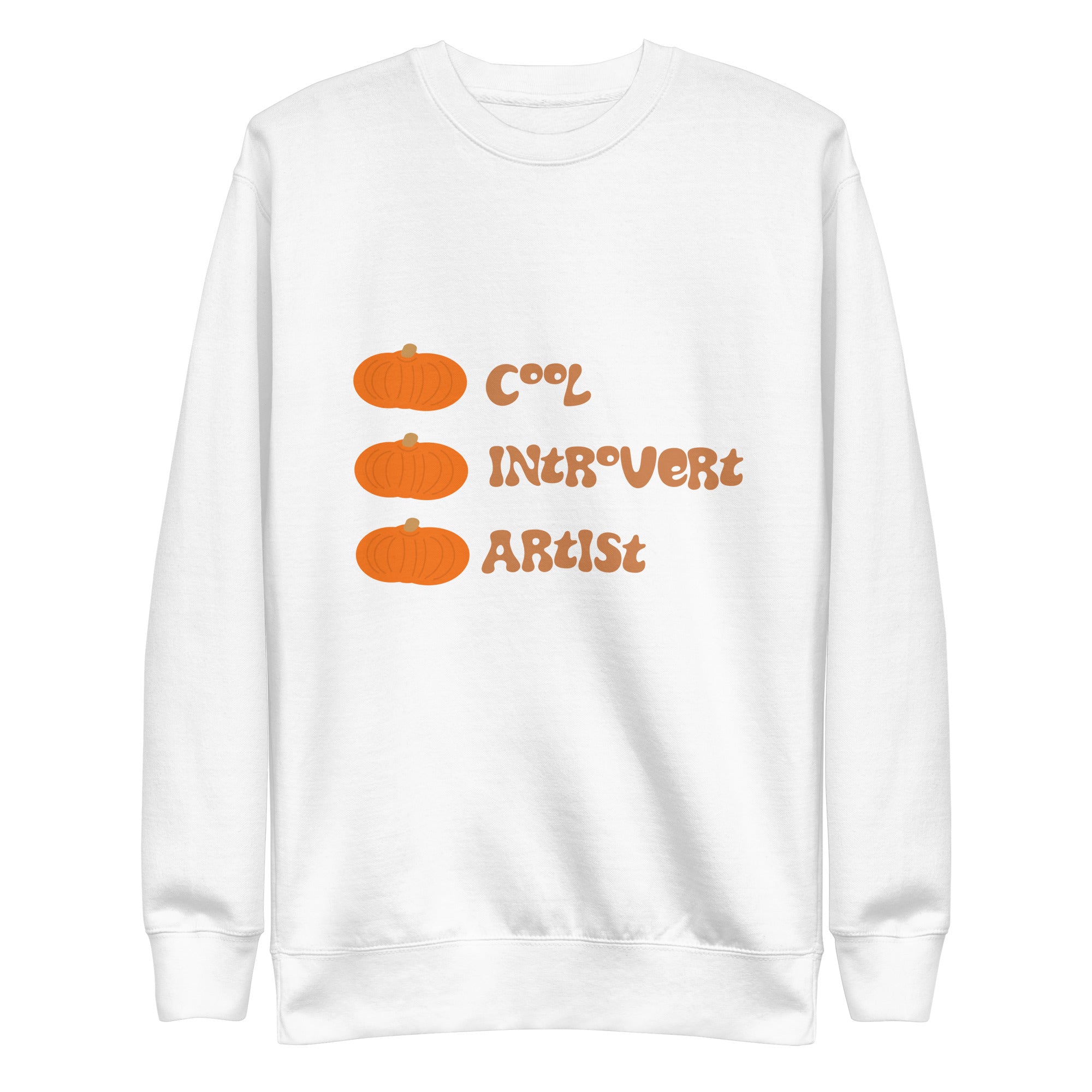 Cool introvert artist, Unisex Premium Sweatshirt