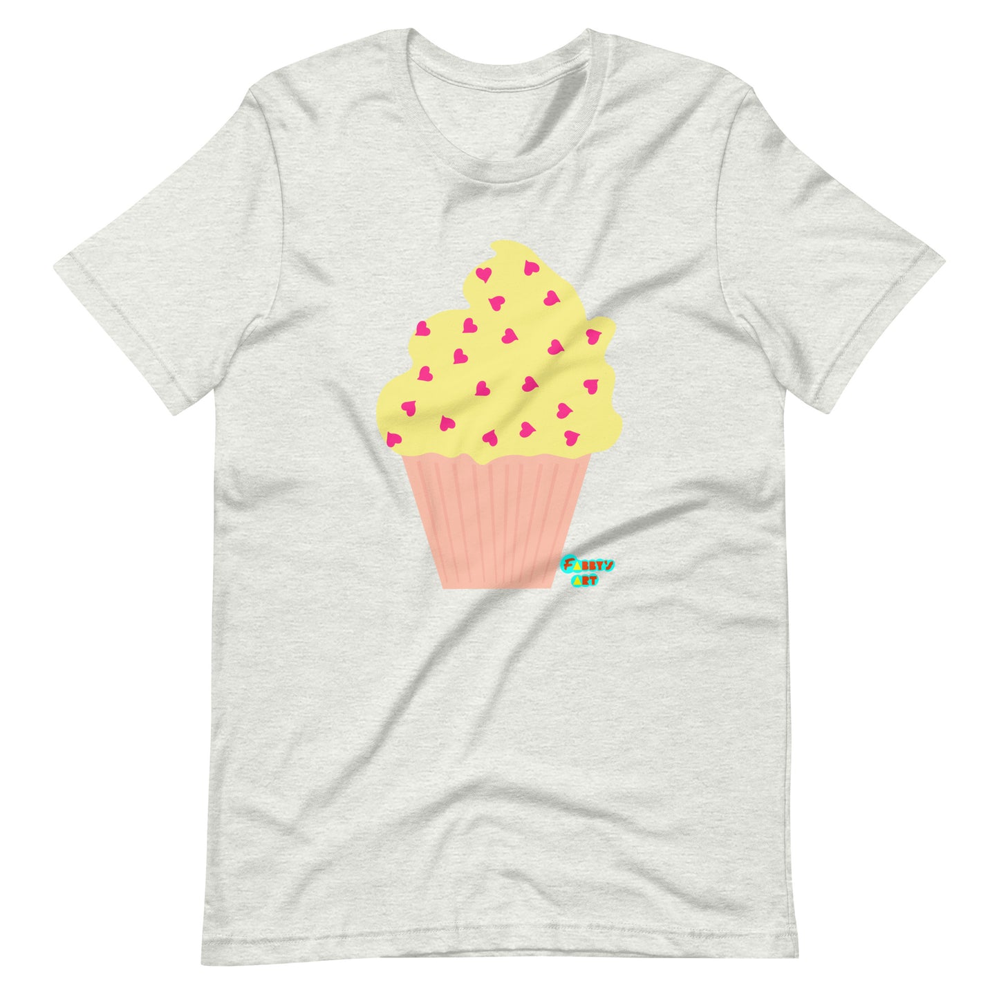 Yellow cupcake Unisex t-shirt