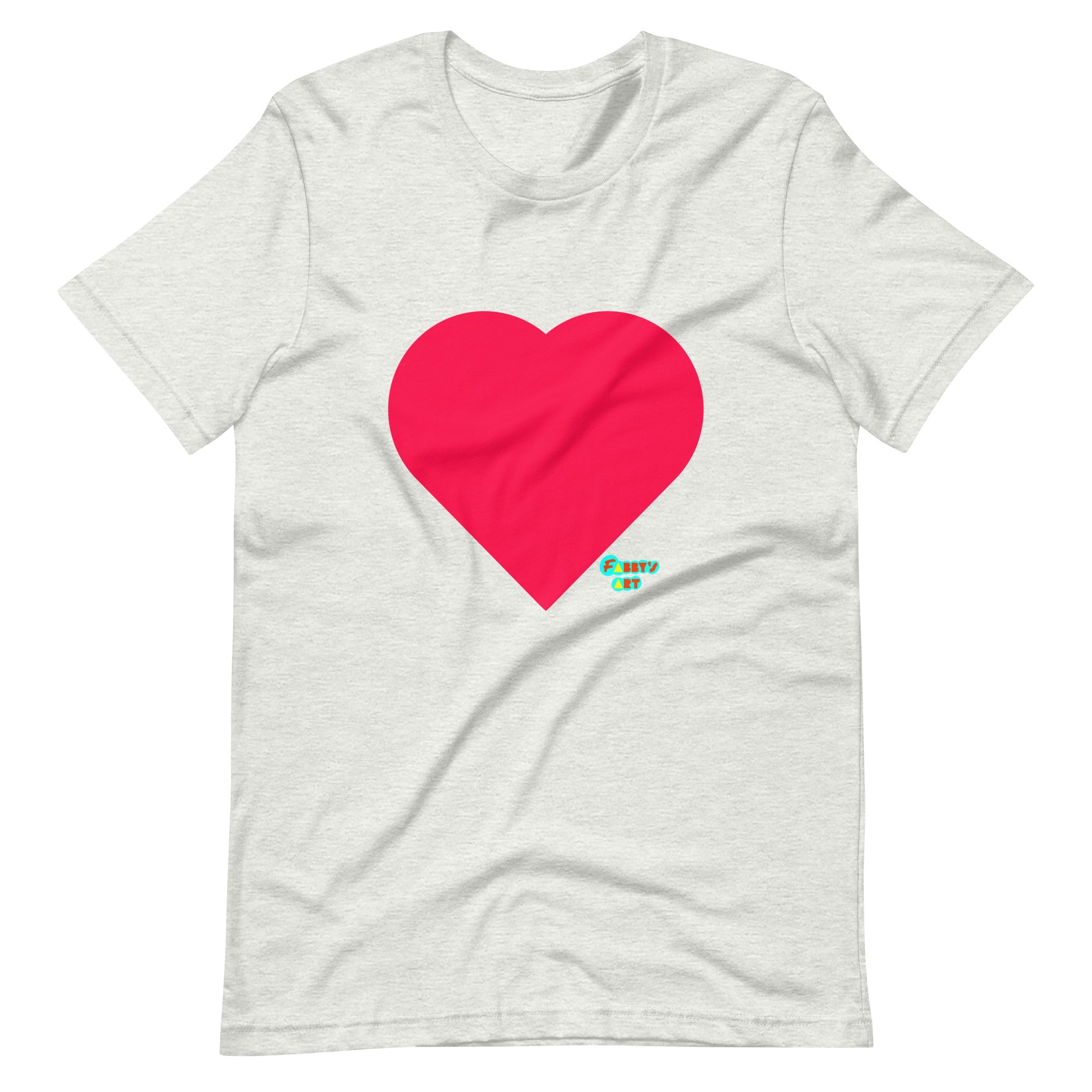 Red heart Unisex t-shirt