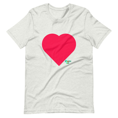 Red heart Unisex t-shirt