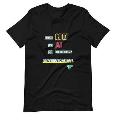 Say no to AI Unisex t-shirt