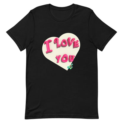 I love you heart Unisex t-shirt