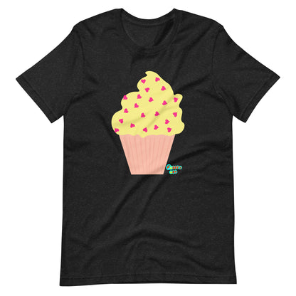 Yellow cupcake Unisex t-shirt